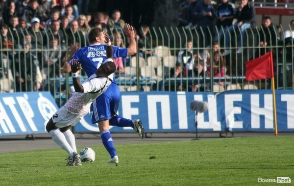 «Волинь» програла у двобої з «Динамо» – 0:1